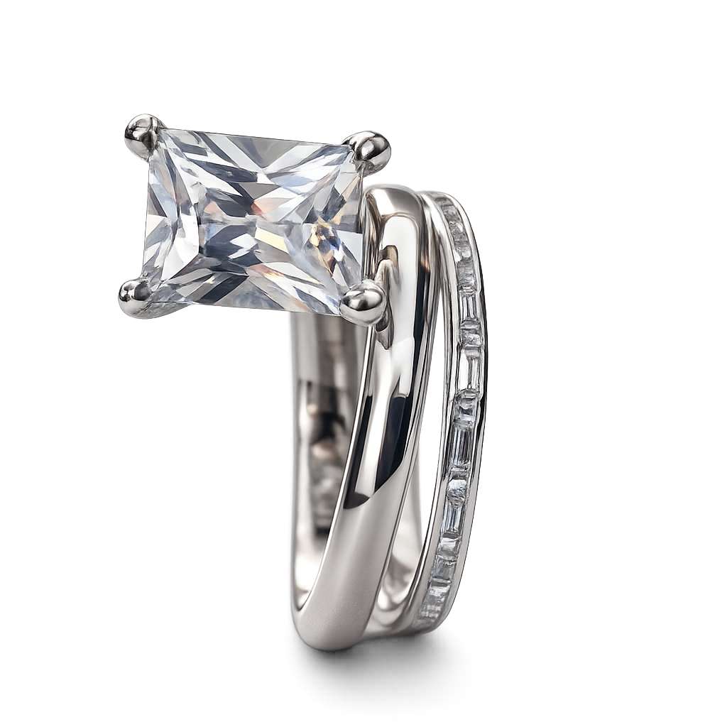 Anillo Dualidad Art Déco