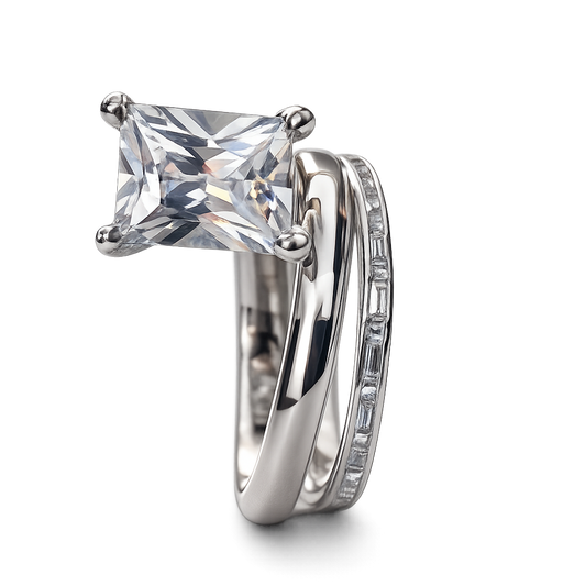 Anillo Dualidad Art Déco